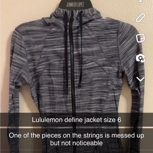 Lululemon define jacket